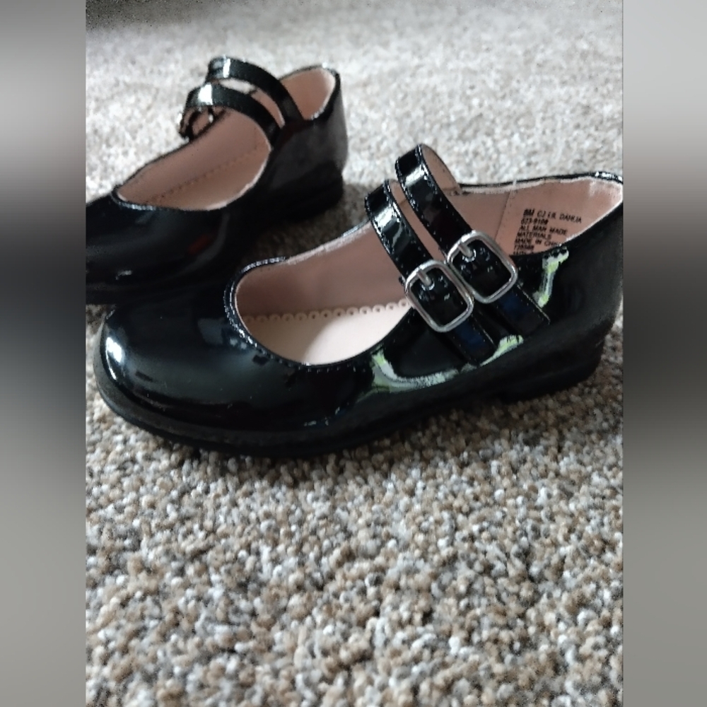 Christie And Jill's Black Dress Shoes (Girls)